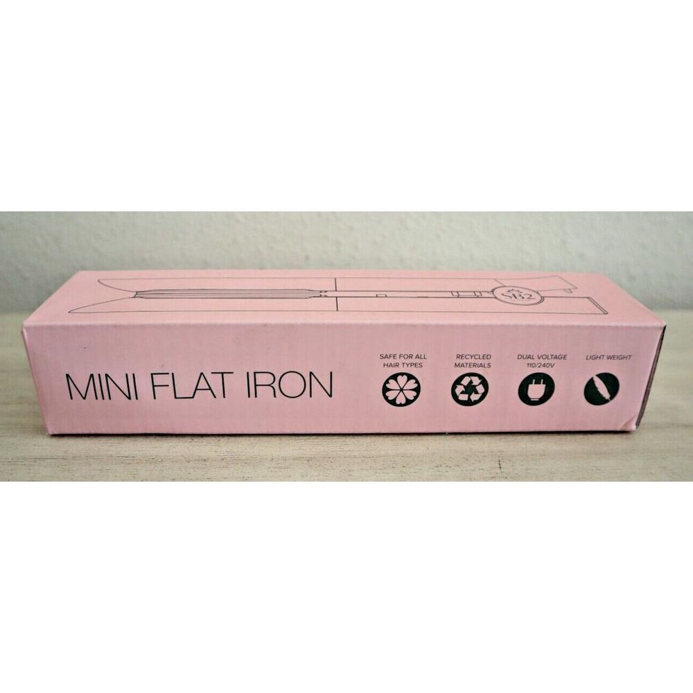 SB2 by Sutra 10HSMNG-B2 - Compact Travel Size - Pink Mini Flat Iron